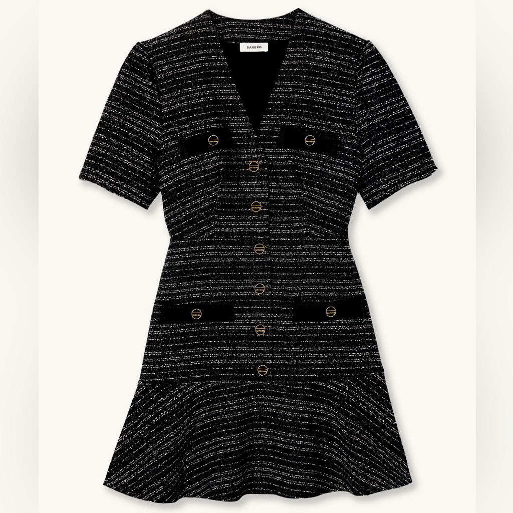 Sandro Tweed Dress